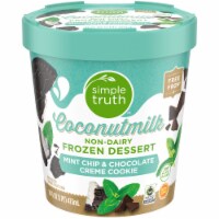 Simple Truth™ Dairy Free Mint Chip & Chocolate Creme Cookie with Coconut Milk Frozen Dessert Pint Perspective: Main
