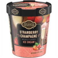 Private Selection® Strawberry Champagne Ice Cream Pint Perspective: Main