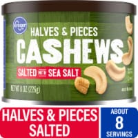Kroger® Salted Cashew Halves & Pieces Perspective: Main