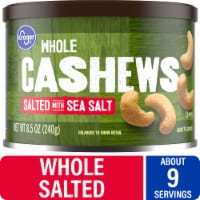 Kroger® Salted Whole Cashews Perspective: Main