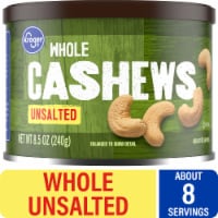 Kroger® Unsalted Whole Cashews Perspective: Main