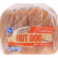 Kroger® Hawaiian Hot Dog Buns Perspective: Main
