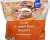 Kroger® 100% Beef Ground Beef Burgers Family Pack Perspective: Main