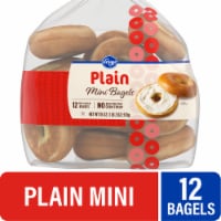 Kroger® Pre-Sliced Plain Mini Bagels