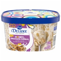 Kroger® Deluxe Honey Graham Cereal Ice Cream Tub Perspective: Main
