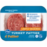 Kroger® Lightly Seasoned Turkey Patties Perspective: Main
