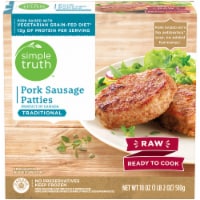 Simple Truth™ Traditional Pork Sausage Patties Perspective: Main