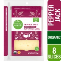 Simple Truth Organic® Pepper Jack Sliced Cheese Perspective: Main