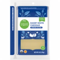 Simple Truth Organic® Sharp White Cheddar Cheese Slices