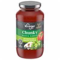 Kroger® Chunky Green Pepper & Mushroom Pasta Sauce