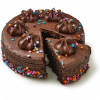 Bakery Fresh Goodness Chocolate Birthday Celebration Cake