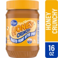 Kroger® Roasted Peanuts & Honey Crunchy Peanut Butter Jar