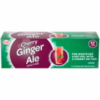 Kroger Big K® Cherry Ginger Ale Soda Can Perspective: Main
