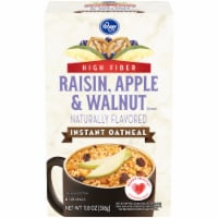 Kroger® Raisin Apple & Walnut Instant Oatmeal Perspective: Main