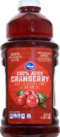 Kroger® No Sugar Added Cranberry Juice Perspective: Main