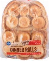 Kroger® Enriched Restaurant Style White Dinner Rolls Perspective: Main