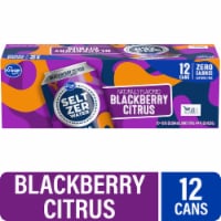 Kroger® Blackberry Citrus Flavored Seltzer Water Can
