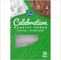Kroger® Celebration Clear Plastic Forks