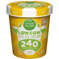 Simple Truth™ Low Cow Lite Lemon Cake Ice Cream Perspective: Main
