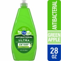 Kroger® Grease Cleaning Antibacterial Green Apple Liquid Dish Soap