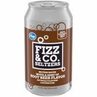 Kroger® Fizz & Co. Seltzers Root Beer Flavor Seltzer Water Perspective: Main