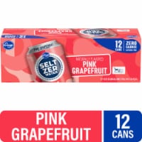 Kroger® Pink Grapefruit Flavored Seltzer Water Cans