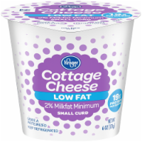 King Soopers Kroger 2 Low Fat Small Curd Cottage Cheese 6 Oz