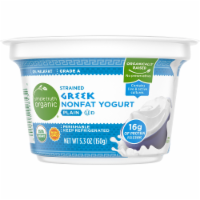 Simple Truth Organic® Strained Plain Nonfat Greek Yogurt Perspective: Main