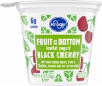 Kroger Black Cherry Low Fat Yogurt Cup