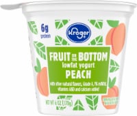 Kroger Peach Low Fat Yogurt Cup