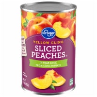 Kroger® Yellow Cling Sliced Peaches in Pear Juice