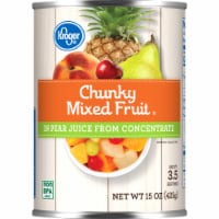 Kroger® Canned Chunky Mixed Fruit in Pear Juice Perspective: Main