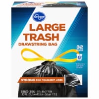 Kroger® Large 30 Gallon Drawstring Trash Bags