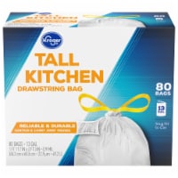Kroger® Tall 13 Gallon Kitchen Drawstring Trash Bags