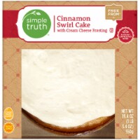Simple Truth™ Cinnamon Swirl Cake with Cream Cheese Frosting