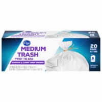 Kroger® Clean Linen Scent Tall Kitchen 13 Gallon Elastic Drawstring Trash  Bags, 34 ct - Kroger