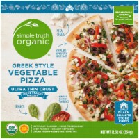 Simple Truth Organic® Greek Style Vegetable Creme Fraiche Infused Ultra Thin Crust Pizza