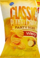 Kroger® Gluten Free Wavy Classic Potato Chips Party Size Perspective: Main