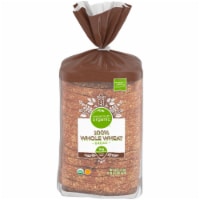 Simple Truth Organic® 100% Whole Wheat Round Top Bread Perspective: Main