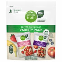 Simple Truth™ Mixed Fruit & Strawberry Banana Freeze Dried Fruit Variety Pack