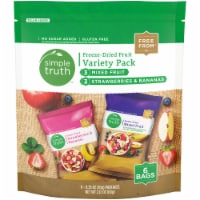 Simple Truth™ Mixed Fruit & Strawberry Banana Freeze Dried Fruit Variety Pack