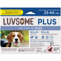 Luvsome® Plus Flea & Tick Dog Treatment Perspective: Main