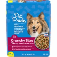 Pet Pride Steak & Vegetable Crunchy Bites Adult Dry Dog Food Perspective: Main