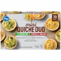 Kroger® Florentine and Cheese & Bacon Mini Quiche Duo