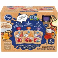 Kroger® Oatmeal Applesauce Pouch Variety Pack Perspective: Main