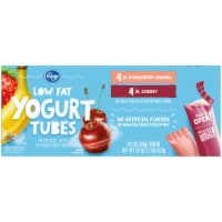 Kroger Strawberry Banana & Cherry Kids Low Fat Yogurt Tubes