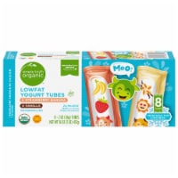 Simple Truth Organic® Strawberry Banana & Vanilla Kids Low Fat Yogurt Tubes