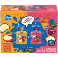 Kroger® Classic & Apple Cherry Flavored Applesauce Variety Pack Perspective: Main