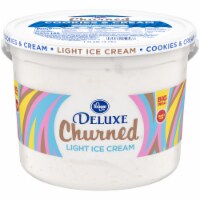 Kroger® Deluxe Churned Cookies & Cream Light Ice Cream Perspective: Main