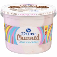 Kroger® Deluxe Churned Neapolitan Light Ice Cream Perspective: Main
